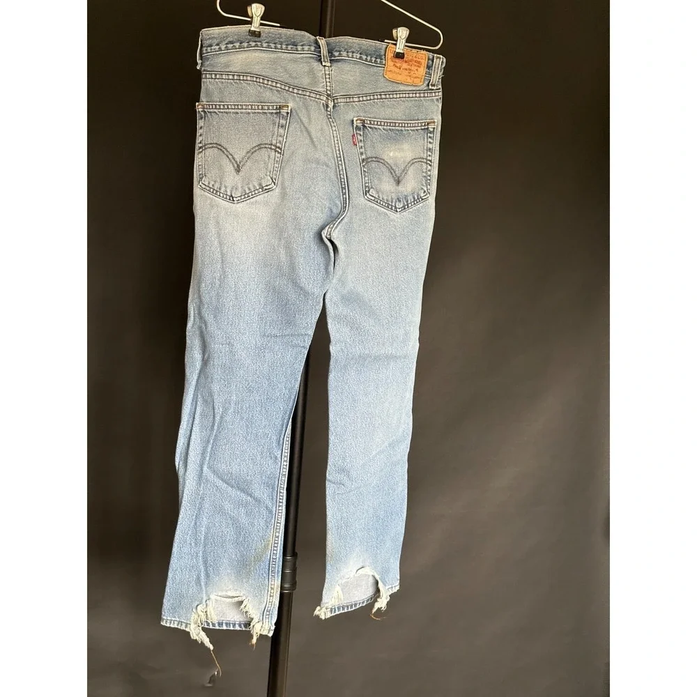Levi's 505‎ Men Jeans 36/32 Vintage 2000's Distressed *Flaws Red Tab